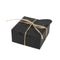 Black Square Gift Box with String