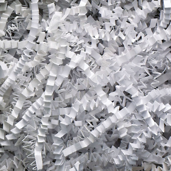 White Crinkle Cut Paper