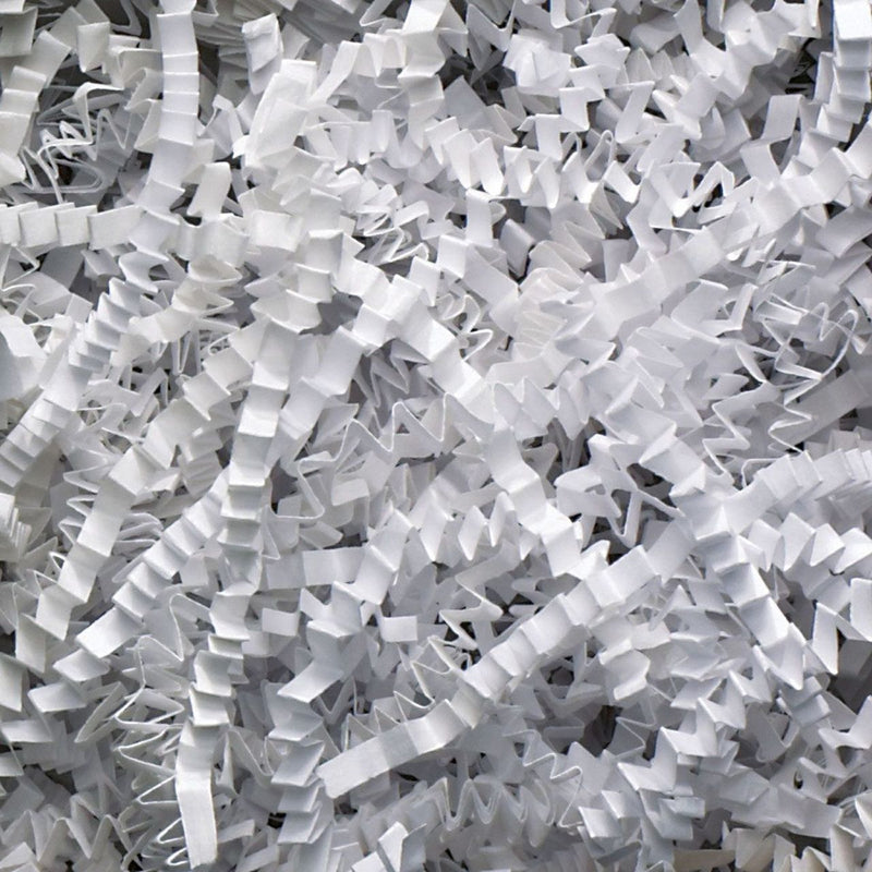 White Crinkle Cut Paper