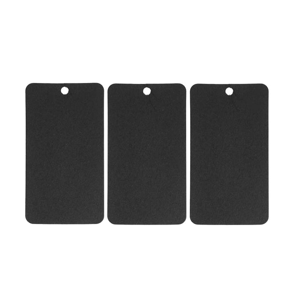 Black Rectangular Gift Tags with String (Pack of 100)