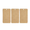 Kraft Brown Rectangular Gift Tags with String (Pack of 100)
