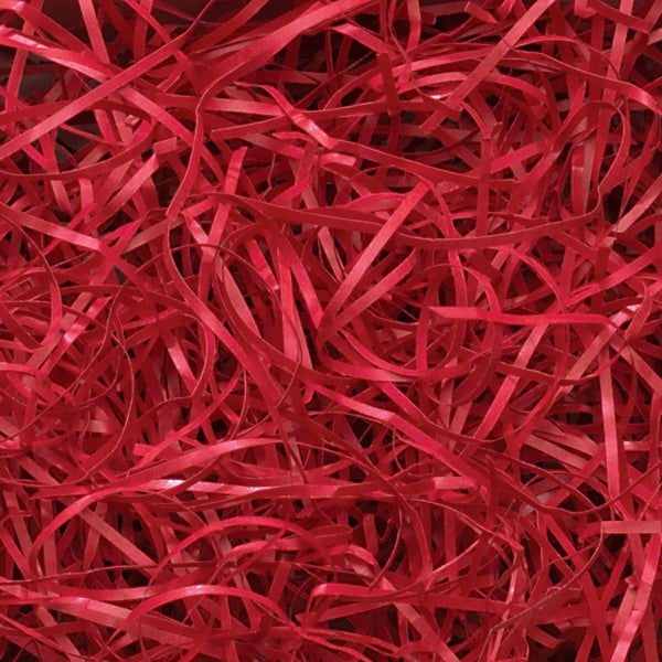 Bright Red Fine Shredded Paper