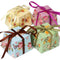 Small Green Floral Pyramid Gift Boxes