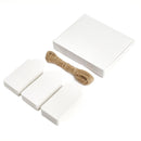 White Scallop Gift Tags with String (Pack of 100)